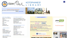 Desktop Screenshot of library.emu.edu.tr