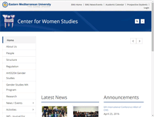Tablet Screenshot of cws.emu.edu.tr