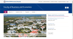 Desktop Screenshot of fbe.emu.edu.tr