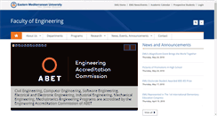 Desktop Screenshot of eng.emu.edu.tr
