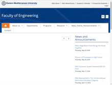 Tablet Screenshot of eng.emu.edu.tr