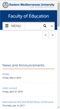 Mobile Screenshot of fedu.emu.edu.tr
