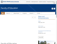 Tablet Screenshot of fedu.emu.edu.tr